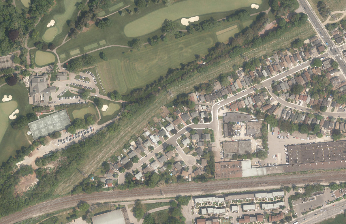 Etobicoke Hydro Green Space, site photograph
