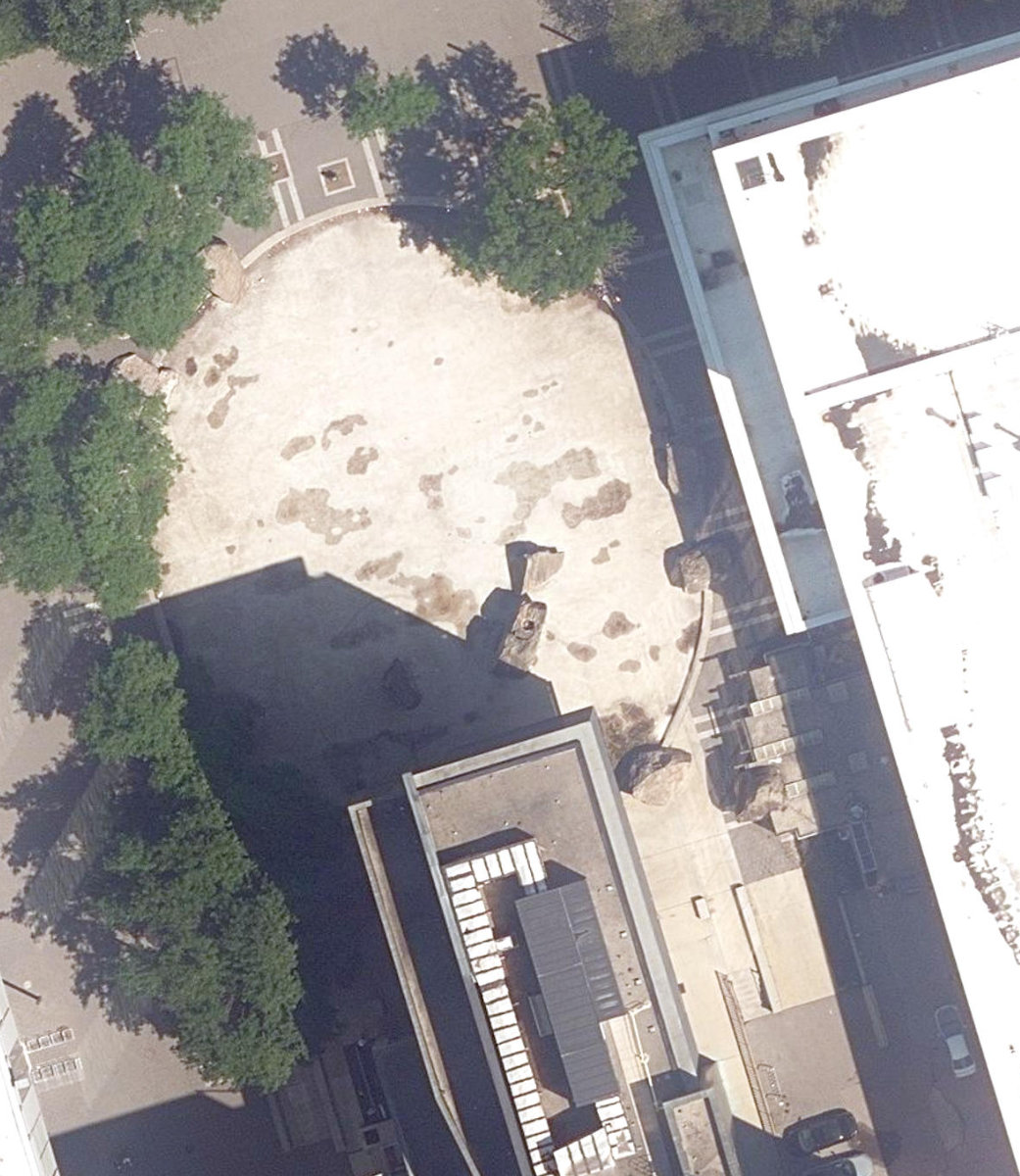 Ryerson Community Park, aerial top-down view