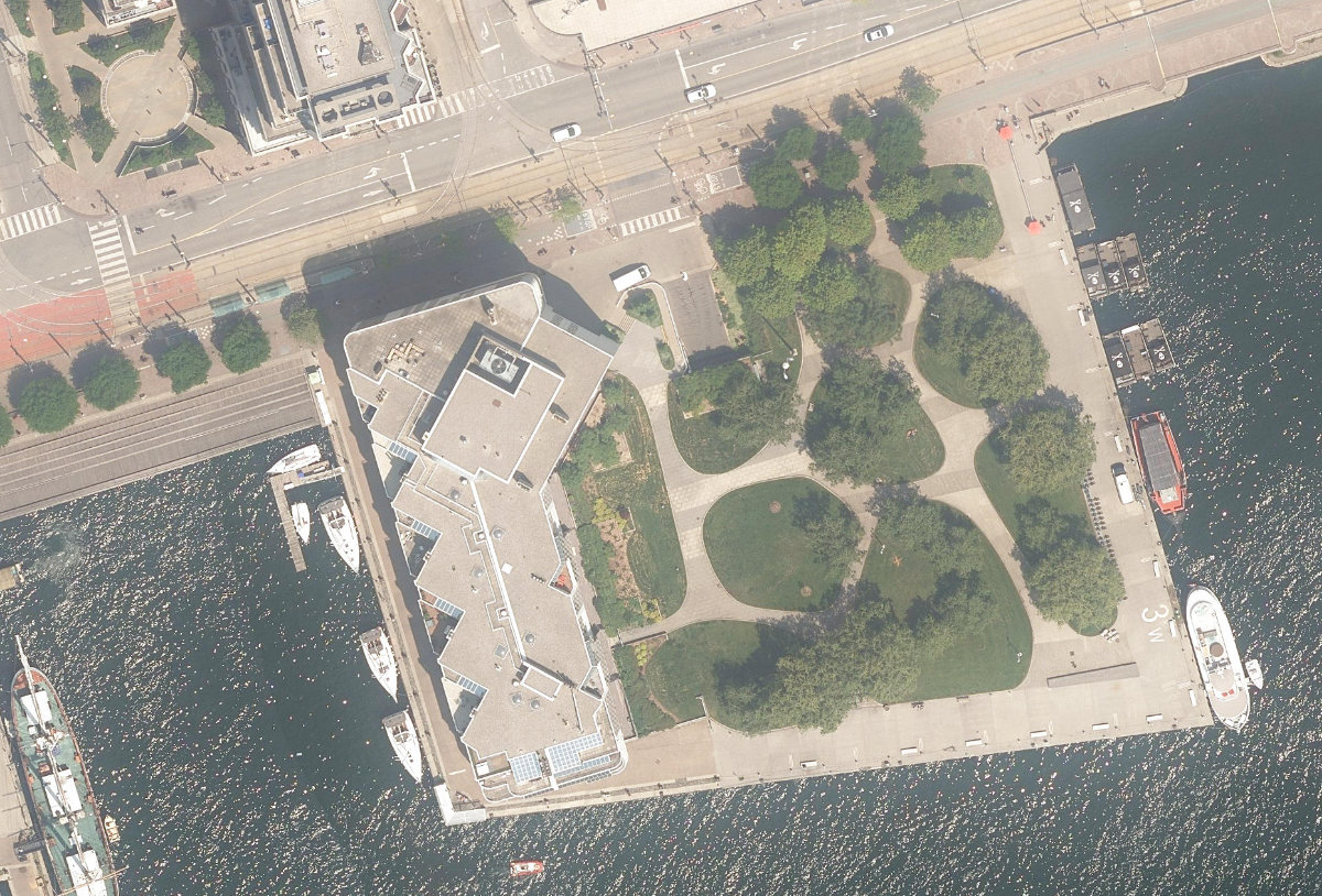 Hto Park West, aerial top-down view