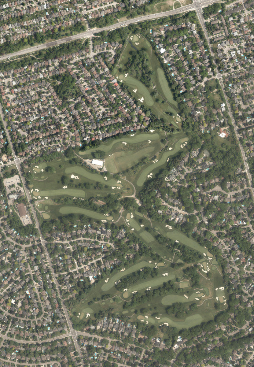 St. George'S Golf And Country Club, aerial top-down view